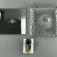 60s 70s lamp light wall lamp Hustadt Leuchten ice glass space age design 60s