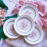 Set de 4 assiettes plates