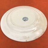 Old serving dish Terre de Fer Grand dépôt Emile Bourgeois Paris