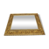 1940s Italian Mirror in Golden Wood Frame