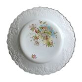 Antique plate with cherry blossom decoration