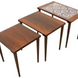 Tables gigognes en palissandre 'Fensmark'