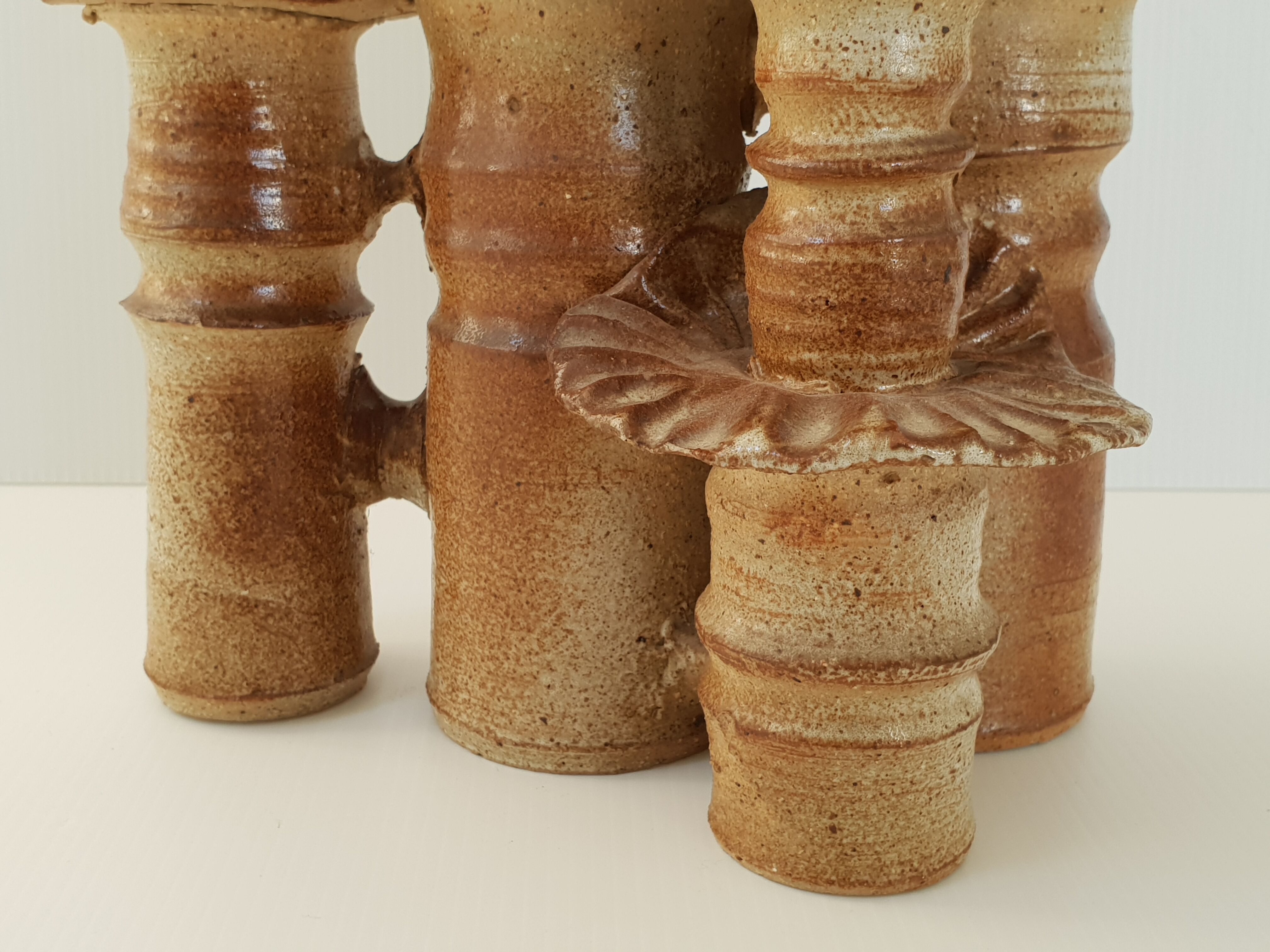 Vintage sandstone candlestick