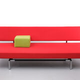 Martin Visser  red sofa day bed 1960s dutch