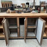 1920 solid oak bar counter