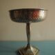 vintage centre table cup silver-plated art deco French silver metal cup