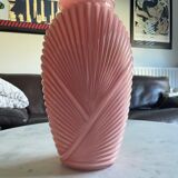 Pink vase draped art deco