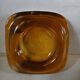 Vintage amber glass ashtray