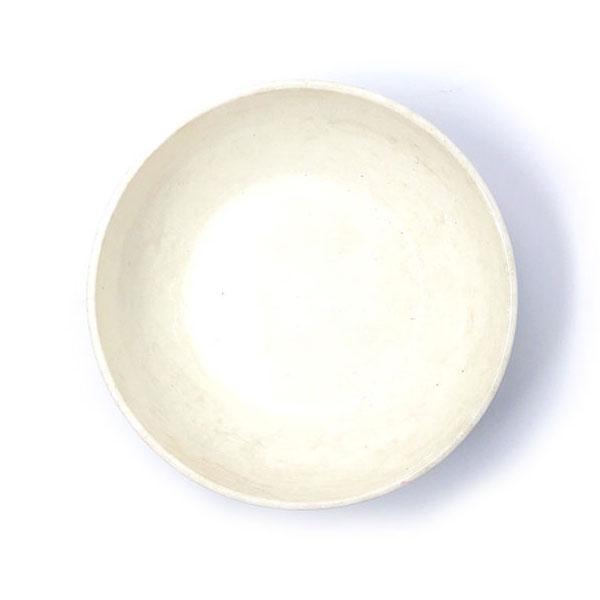 Red floral ceramic salad