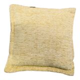 Mustard velvet cushion