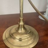 Lampe col de cygne vintage en laiton