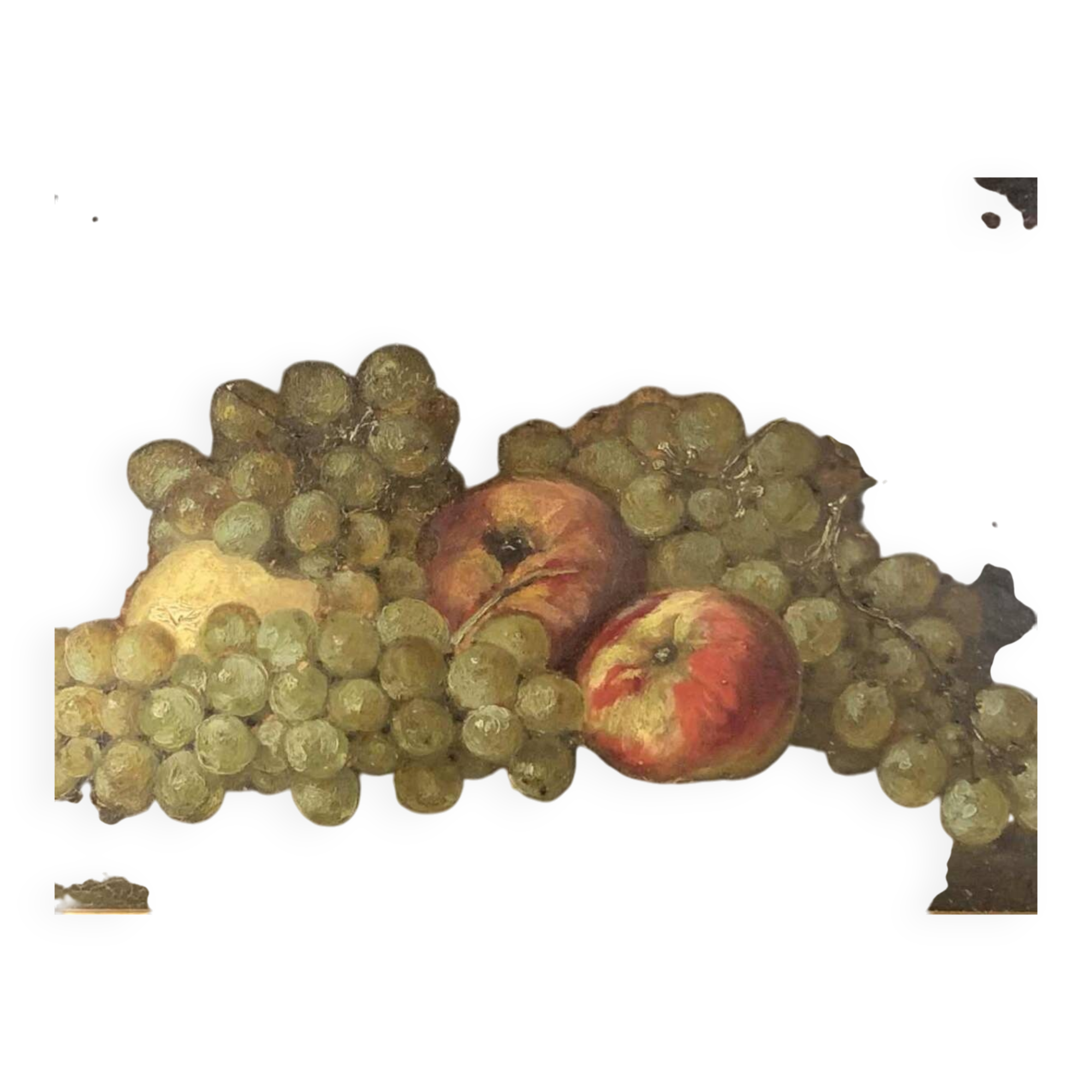 Painting 'Still Life with Fruits' Oil on panel signed, 1900s