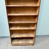 Large vintage wooden bookcase