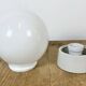 Vintage White Porcelain Ceiling Light, 1970s