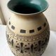 Vase céramique beige