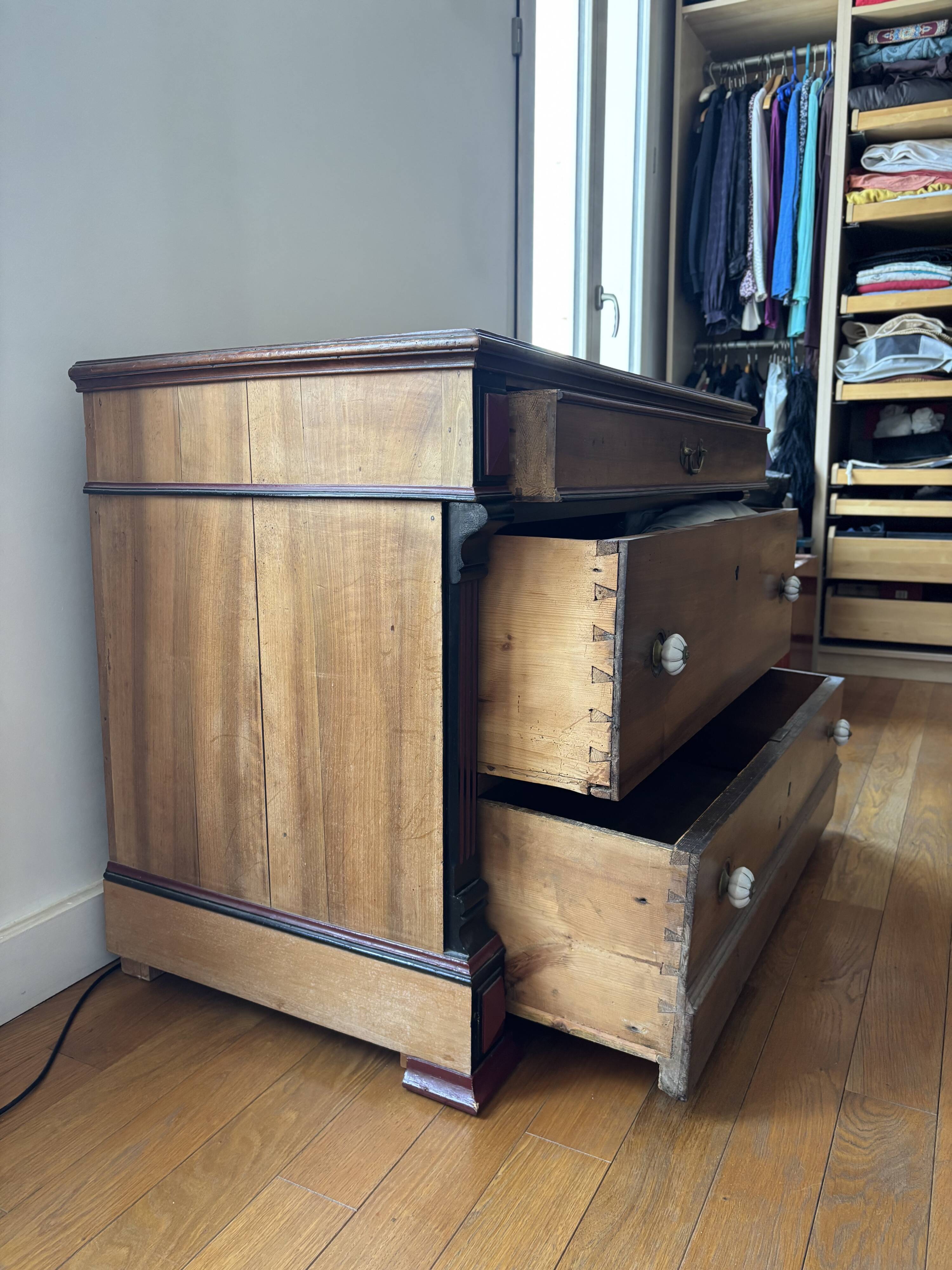 Louis Philippe style chest of drawers