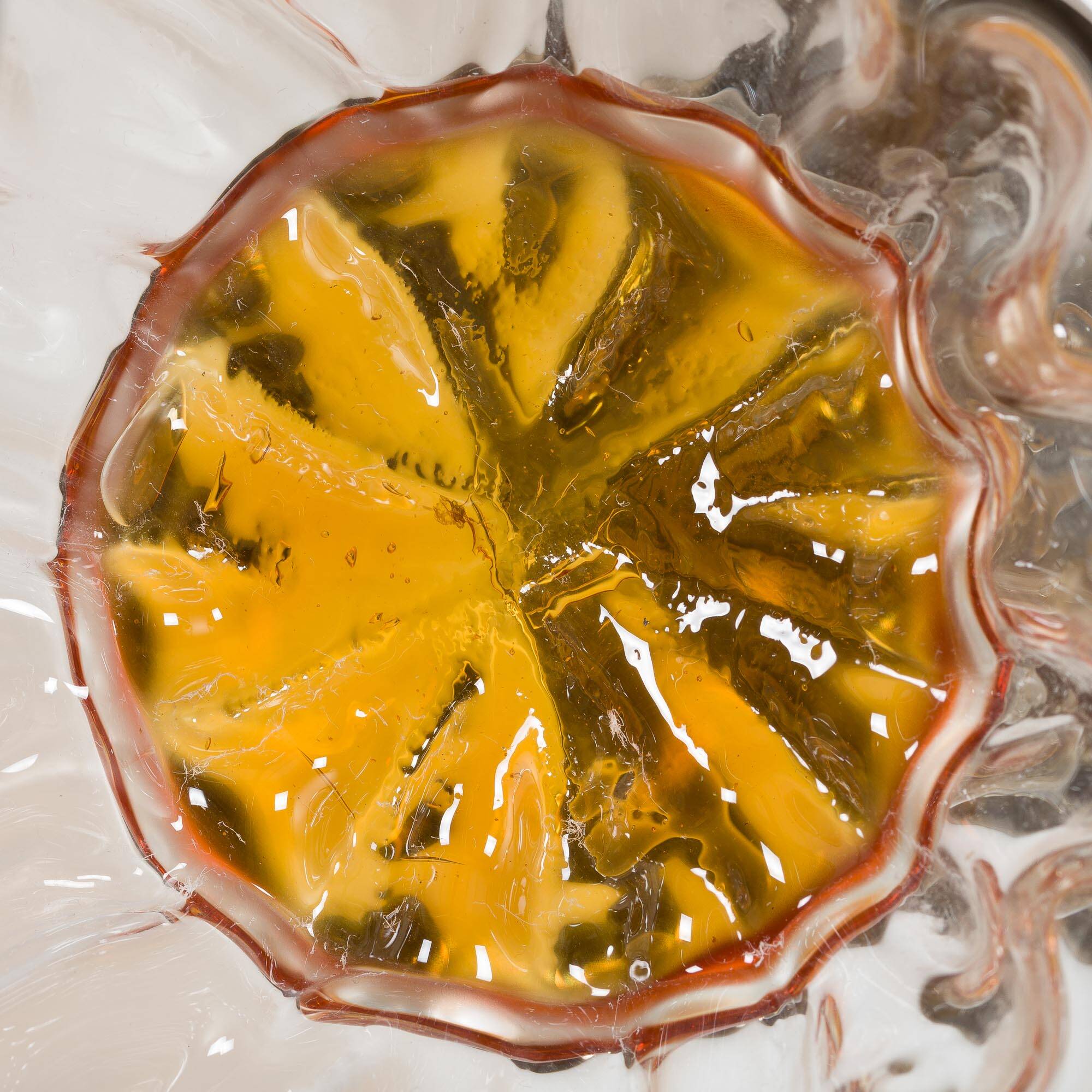 Mazzega Space Age Murano glass chrome plated chandelier, Italy 1970s