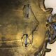 Mirror in gilded bronze and beveled glass 30x48cm