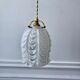 Art Deco frosted glass pendant lamp 30s