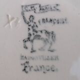 Old soup plates, "Françoise" model, Badonviller factory