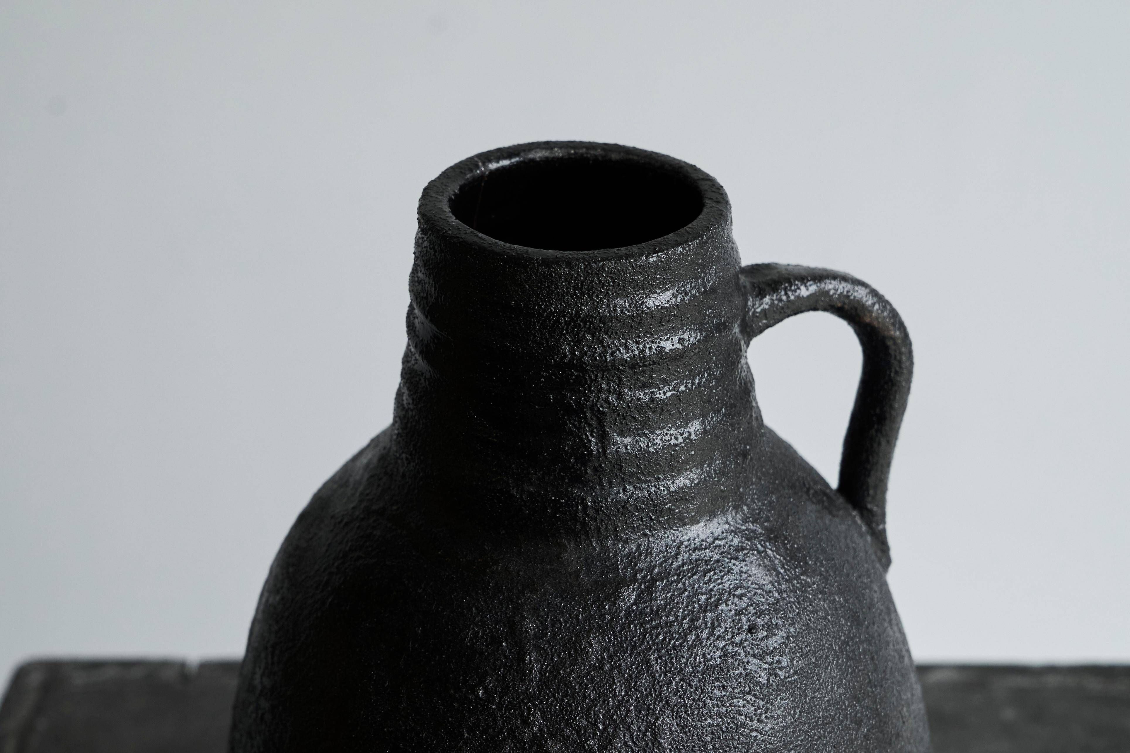 Wabi Sabi pottery vase from the mid-20th century.
