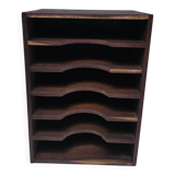 vintage patinated solid wood shelf