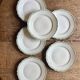 Set of 6 vintage dessert plates in Limoges porcelain.