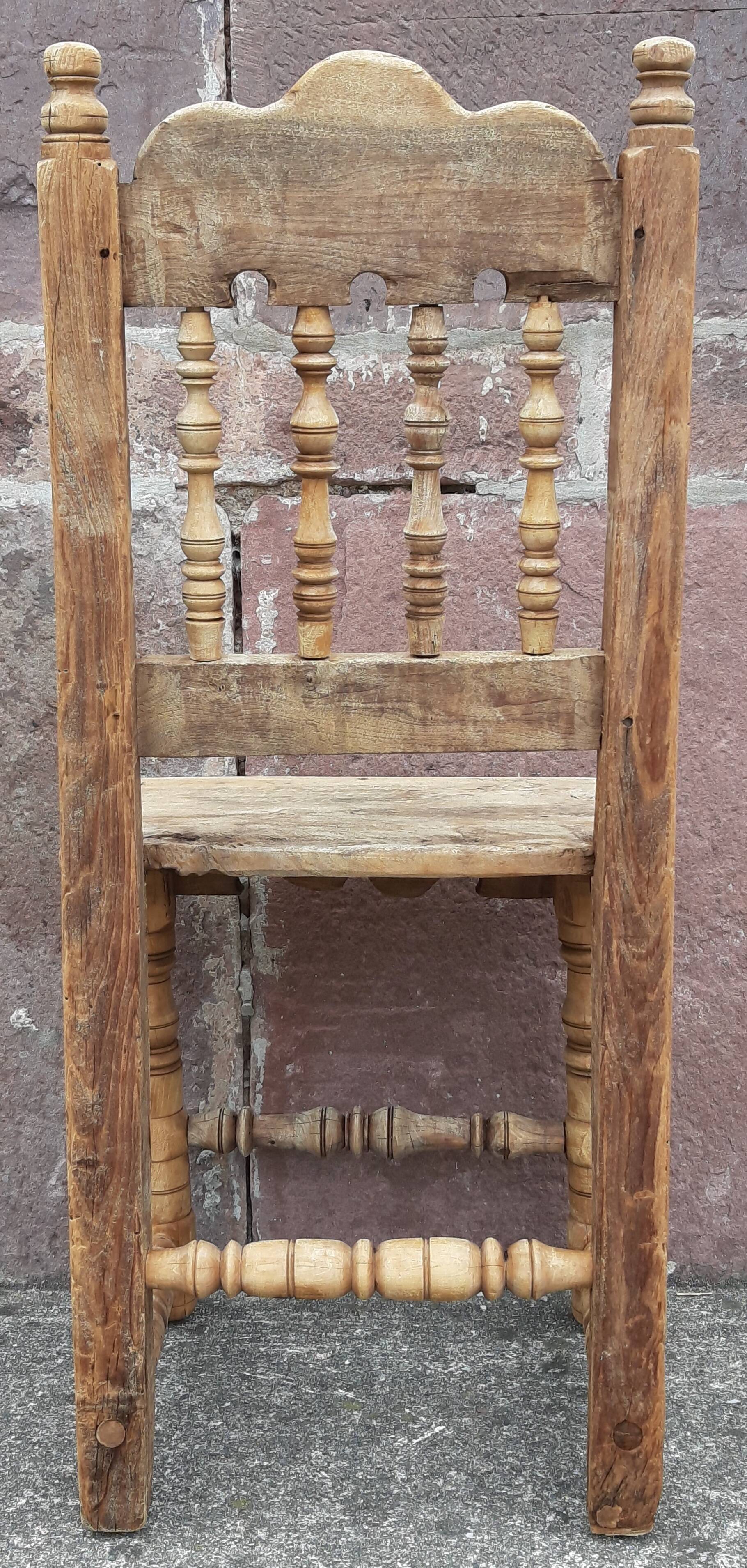 Antique wooden chair.