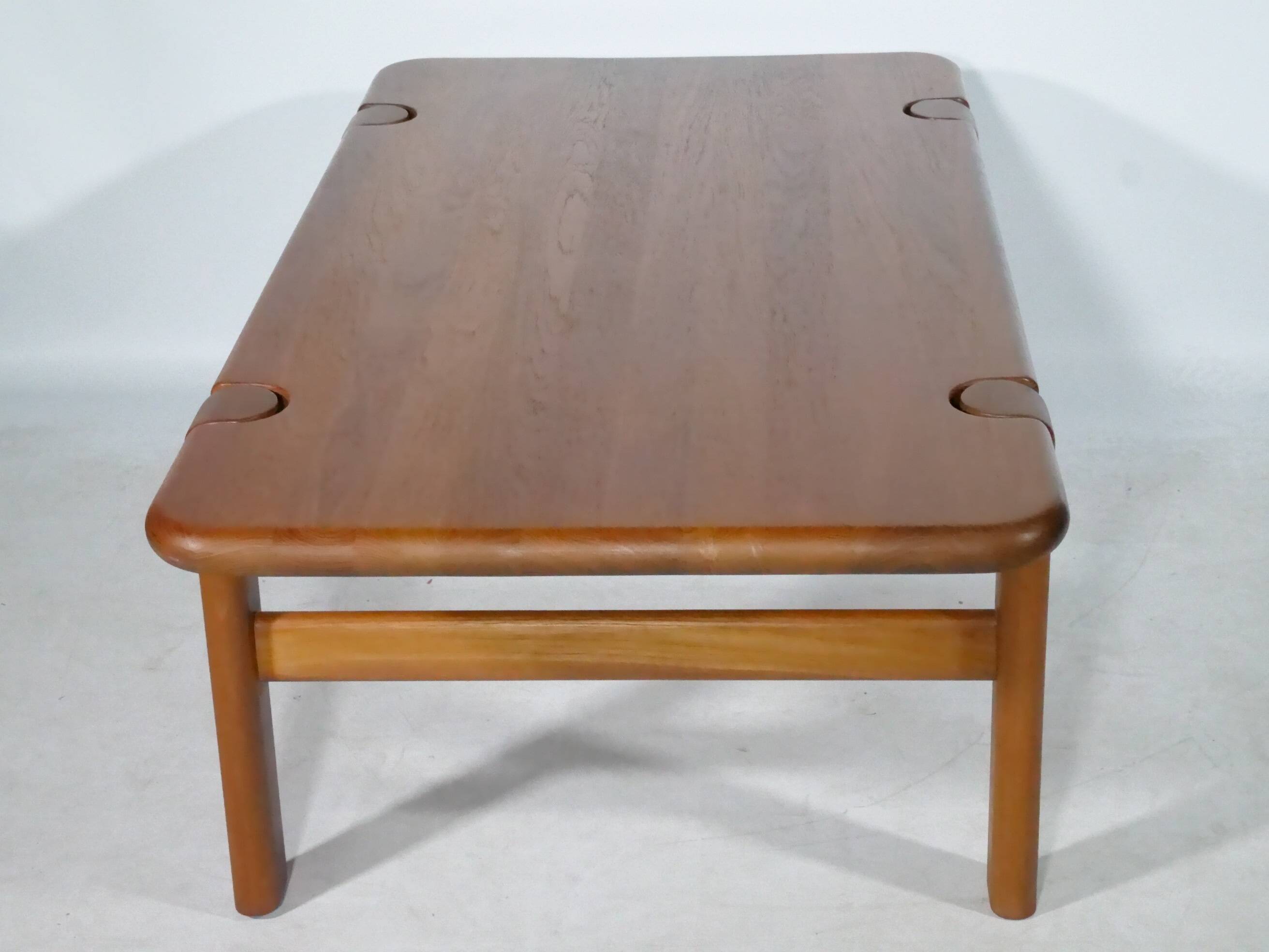 Solid Teak Coffee Table Danish Olsen & Son 1960s