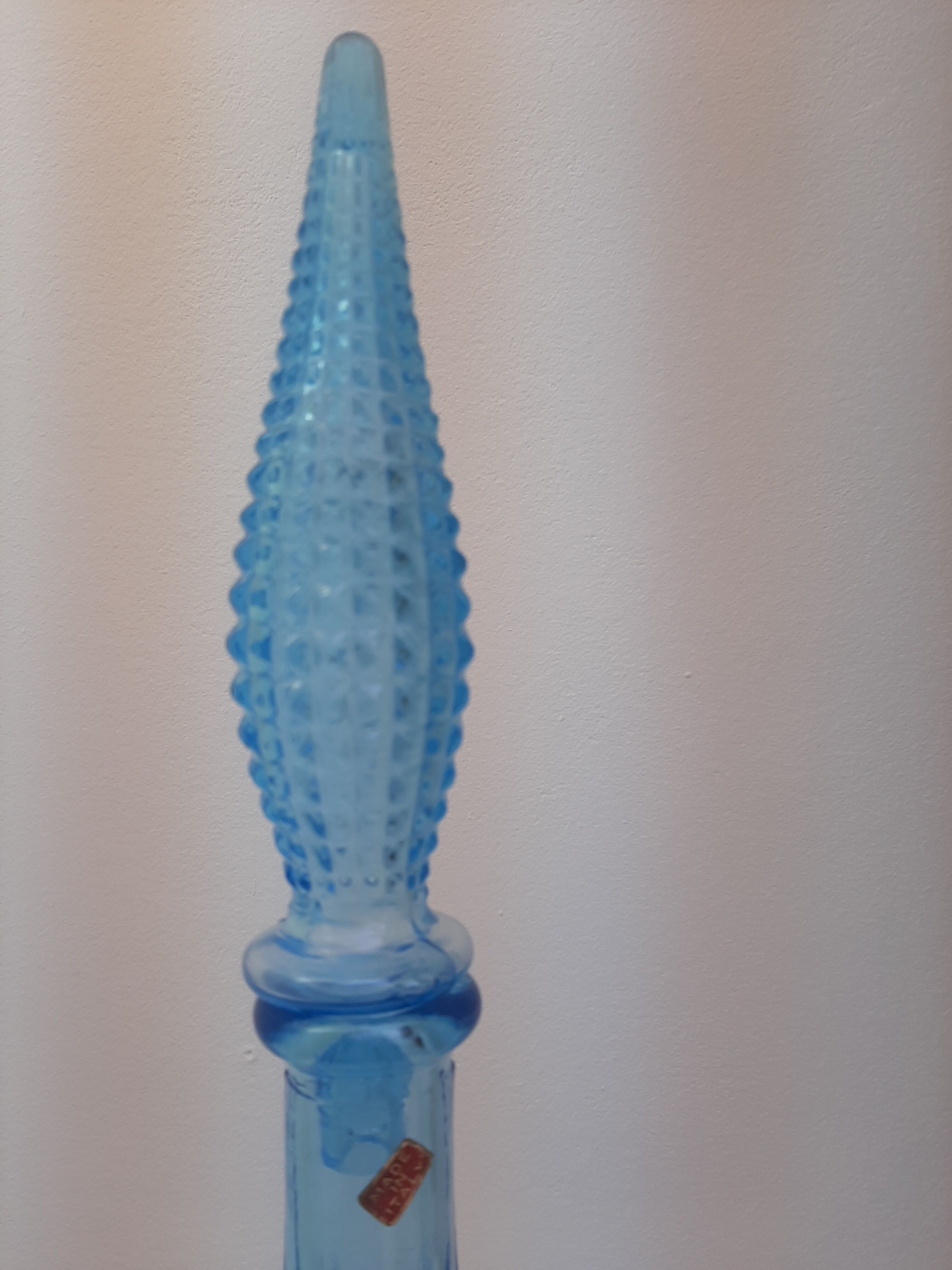 Italian bottle empoli blue