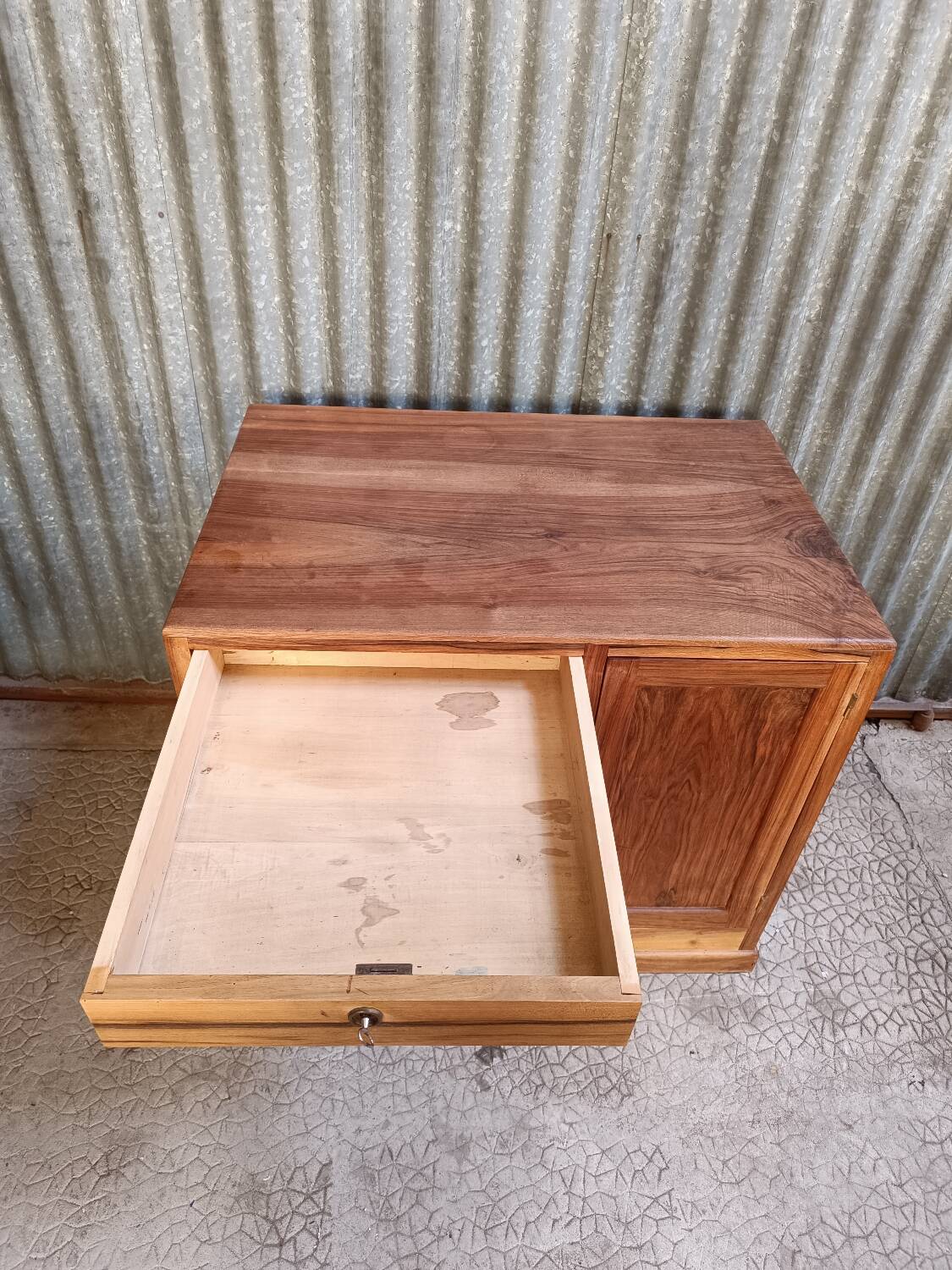 Vintage solid wood desk