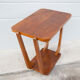 Table bois art déco vintage