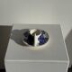Vintage blue and white hand-held egg cup Poland D13