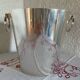 Saint Medard silver-plated metal champagne bucket