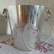 Saint Medard silver-plated metal champagne bucket
