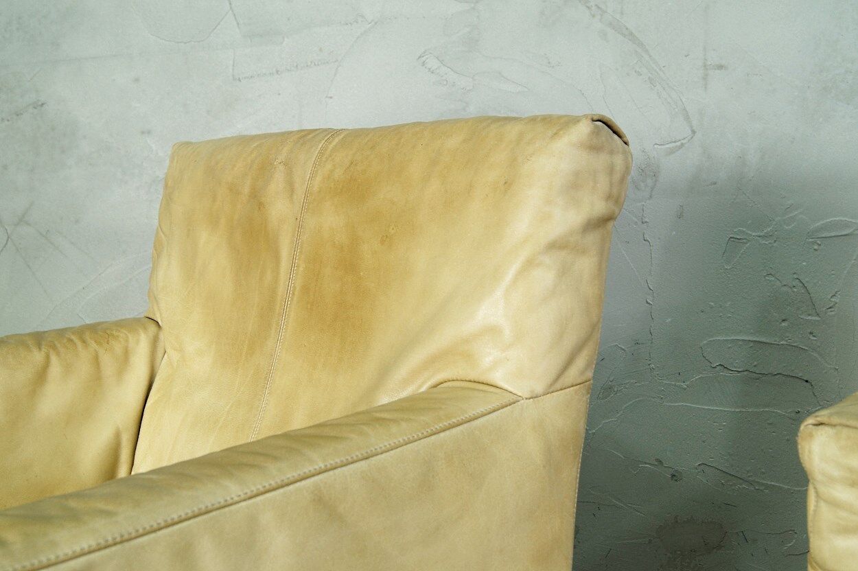 A pair of brutalist armchairs by Gerard van den Berg for Montis, 1970s