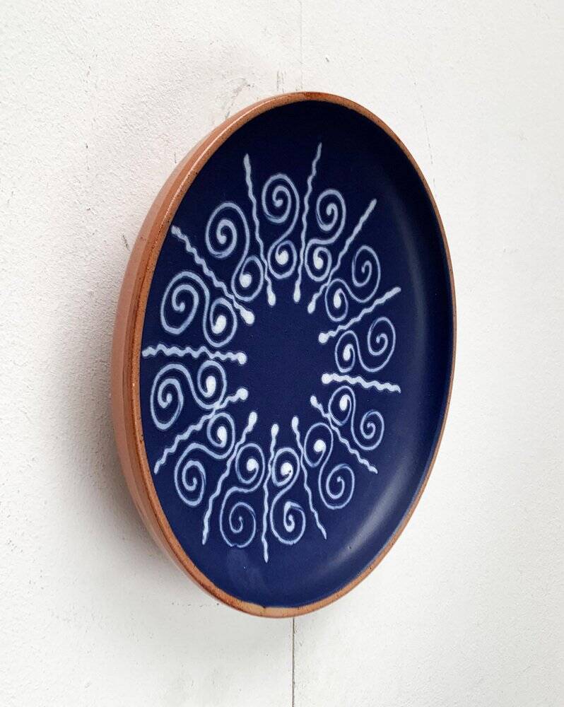 Mid-century ceramic wall plaque, 1960s
