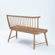 Banc en osier tressé Arno Lambrecht pour WK Mobel, 1950