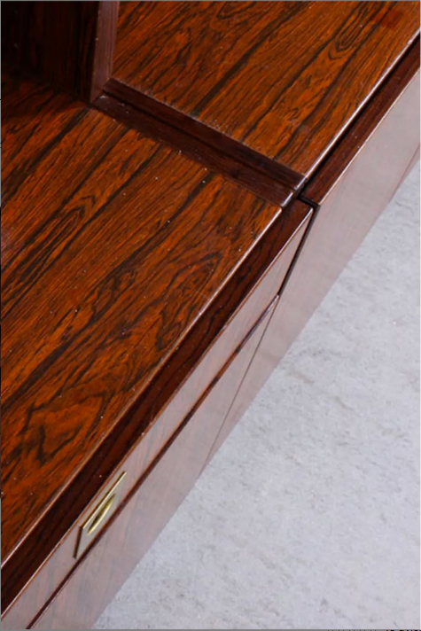 2 bookshelves rosewood, Denmark 1960 's