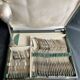 Tableware, cutlery 37 pieces silver metal Boulenger 20th century
