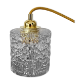 Vintage tulip lamp in molded glass
