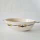 Old oval dish / vegetable dish in ironstone - "Renée" Art Deco model