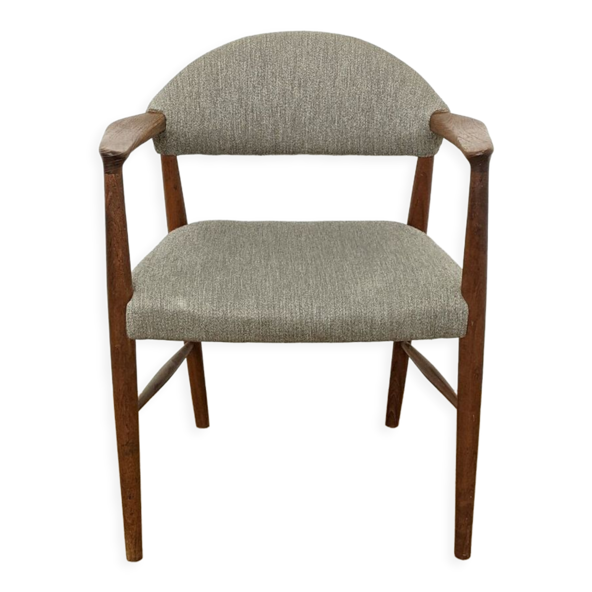 Fauteuil scandinave mid-century gris
