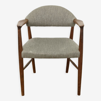 Fauteuil scandinave mid-century gris