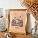 Reproduction antique print