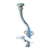 Enamelled cast iron hook