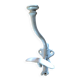 Enamelled cast iron hook