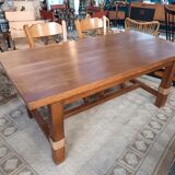 Solid oak farmhouse table