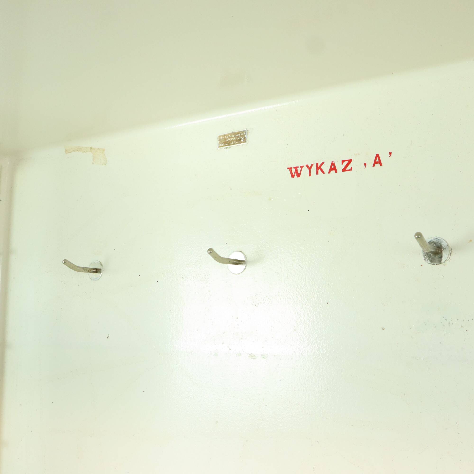 Old Metal Pharmacy Cabinet Medicine Cabinet Glass Industrial 1970s