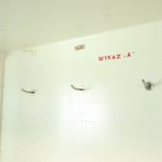 Old Metal Pharmacy Cabinet Medicine Cabinet Glass Industrial 1970s
